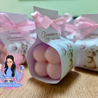 Бъбъл свещ в картонена опаковка 