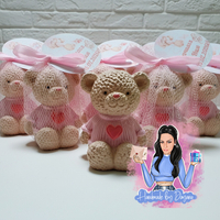 Подаръчета за гости - мече със сърце