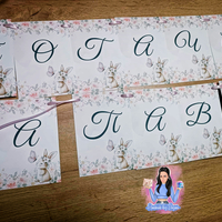 Банер на тема ''Зайче с цвете