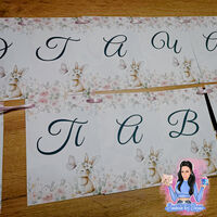 Банер на тема ''Зайче с цвете