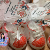 Подаръци за гости - обувка/буйка в червено