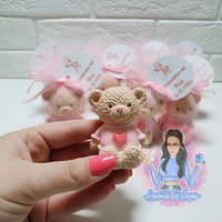 Подаръчета за гости - мече със сърце