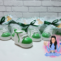 Подаръци за гости - обувка/буйка в зелено
