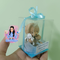 Подаръци за гости - мече в кутия с пера