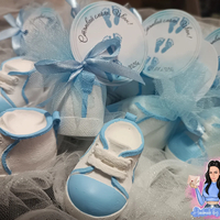 Подаръци за гости - обувка/буйка в синьо