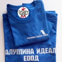 Дамска фирмена тениска с лого