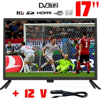 ТЕЛЕВИЗОР НА 12 ВОЛТА NORTHERN CROSS NC-W17, 17 ИНЧА, DVB-T2,USB, LED