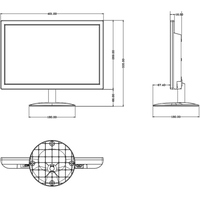 ТЕЛЕВИЗОР НА 12 ВОЛТА NORTHERN CROSS NC-W17, 17 ИНЧА, DVB-T2,USB, LED