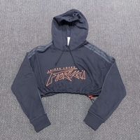 Adidas x fiorucci crop hoodie дамско S размер