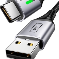 INIU кабел USB A USB C, [2m] QC 3,0 y 3,1A кабел USB C