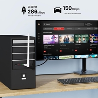 Tenda U2 Wi-Fi 6 USB адаптер AX300, антена и Wi-Fi