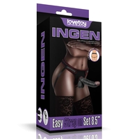 Регулируем страп-он с реалистично дилдо 21,5 см - Adjustable Strap-On with Dildo 8.5
