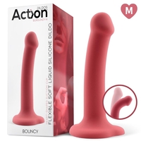 Силиконово дилдо ACTION Bouncy Liquid, хипер-гъвкав, 7