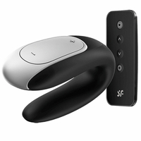 Вибратор за двойки с клиторна стимулация Satisfyer Double Fun