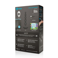 Анални Топчета Черен B-Vibe 9516 вибриращи с дистанционно