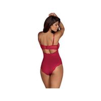 Obsessive Rosalyne Teddy в червен цвят – изискано и секси боди
