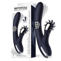 INTOYOU Royalspace вибратор с тройна функция в син цвят