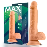 MAX & CO Dean Реалистичен дилдо с тестиси 8.5