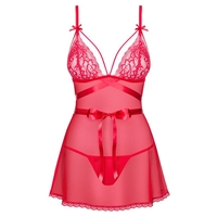 OBSESSIVE Lovlea Червена нощница Badydoll