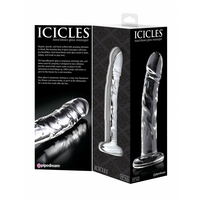 Стъклено прозрачно дилдо Pipedream Icicles