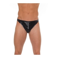 String Black Shinny One Size – Мъжки черни прашки