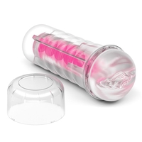 Мастурбатор LOVETOY Lumino Play, розов, сияещ, 8,5