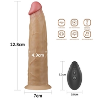Двуслоен вибратор  LOVETOY с въртене 9