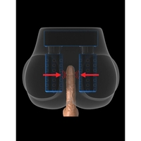Вибриращо Дупе - Endurance Jack Ass Pipedream PDX Elite Телесен