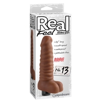 Реалистичен кафяв вибратор Real feel № 13