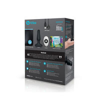 Аналена тапа с дистанционно управление B-Vibe NOVICE Черен