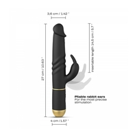 Реалистичен Вибратор Заек Dorcel DOR213 Черен