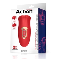 Клиторен стимулатор Ember Licking and Vibrating Mouth Shape Massager