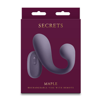Анален вибратор с дистанционно NS Novelties Secrets Лилав