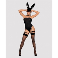 Еротичен Черен Костюм Obsessive Bunny