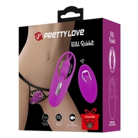 Клиторен стимулатор за бикини PRETTYLOVE Wild Rabbit с дистанционно управление