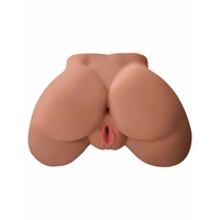 Дупе 2 в 1 -Endurance Jack Ass Pipedream PLUS PERFECT ASS MASTURBATOR Кафяв