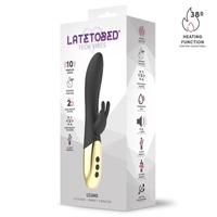 LATETOBED Leums Вибратор тип „Заек“ с функция за затопляне, за G-точката
