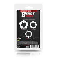 Комплект от 3 пръстена за пенис BEAST RINGS