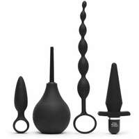 Комплект за анално удоволствие Fifty Shades of Grey Starter Kit Черен