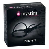 БДСМ аксесоар Mystim Pure Pete Corona, силиконов, черен