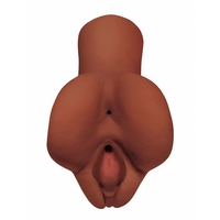 Мастурбатор за мъже 2 в 1  - Endurance Jack Ass Pipedream Pick Your Pleasure Stroker Кафяв
