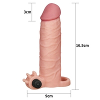 Вибрационен калъф за пенис LOVETOY, 5 см