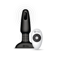 Анална тапа с дистанционно управление B-Vibe 5858070000 Черен