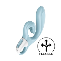 SATISFYER Love Me Blue Rabbit вибратор с двойна стимулация | 12 режима