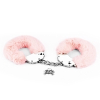 Метални белезници LOVETOY Furry Metal Pink