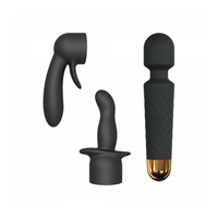 Комплект Масажор с приставки Dorcel DOR178 Черен