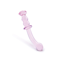 Дилдо Dream Toys Glaze Glass G-spot Роза