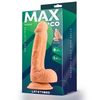 MAX & CO Thom Реалистичен дилдо с тестикуларна плът 8.3