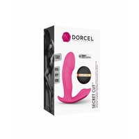 Затоплящ вибратор с гласов контрол Marc Dorcel Secret Clit Розов