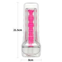 Мастурбатор LOVETOY Lumino Play, розов, сияещ, 8,5